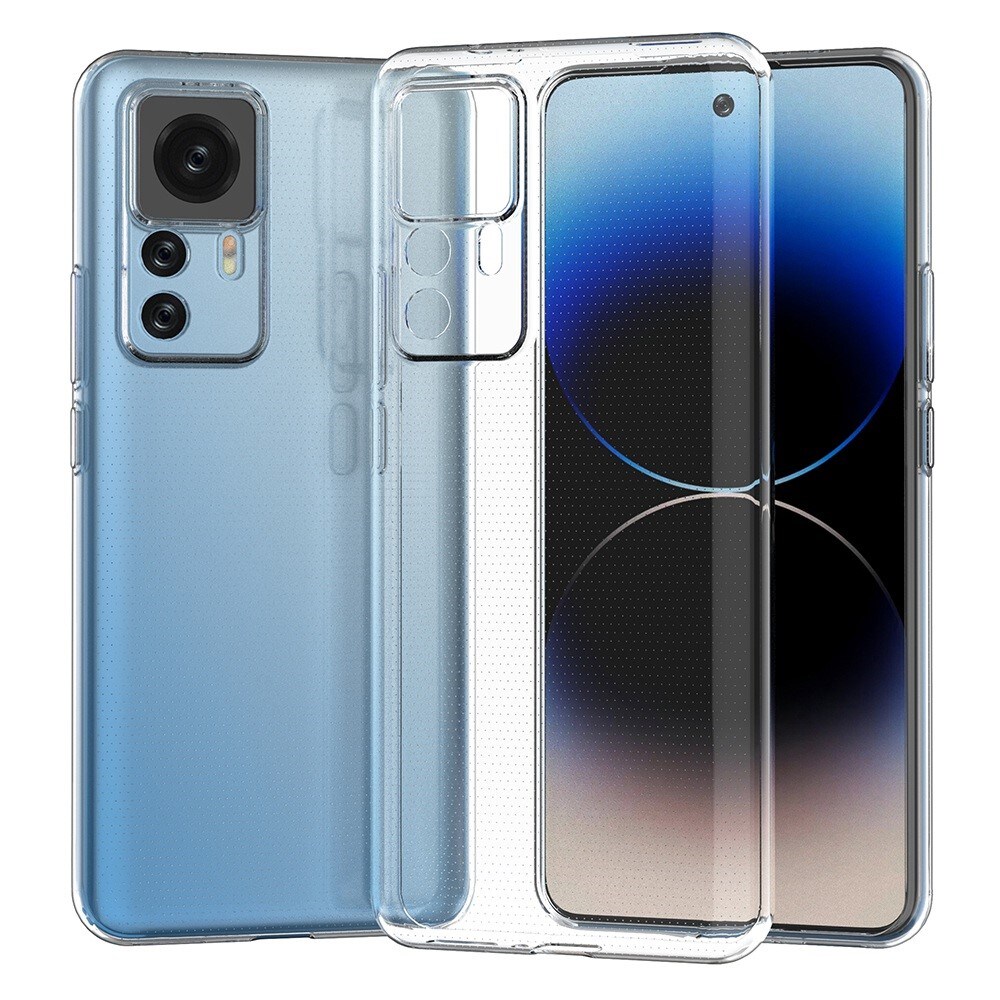 Xiaomi 12T/12T Pro Tyndt TPU-cover, Gennemsigtig