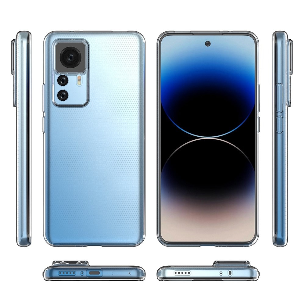 Xiaomi 12T/12T Pro Tyndt TPU-cover, Gennemsigtig
