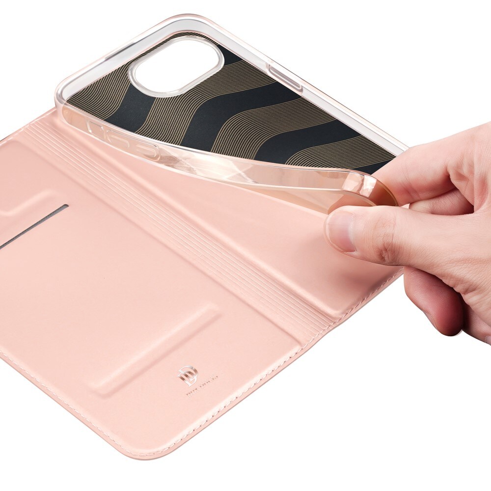 iPhone 16e Slankt mobiletui, Rose guld