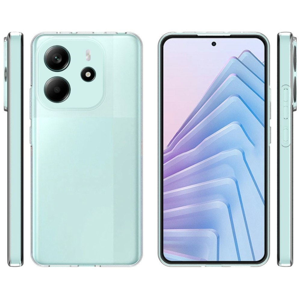 Xiaomi Redmi Note 14 4G Tyndt TPU-cover, Gennemsigtig
