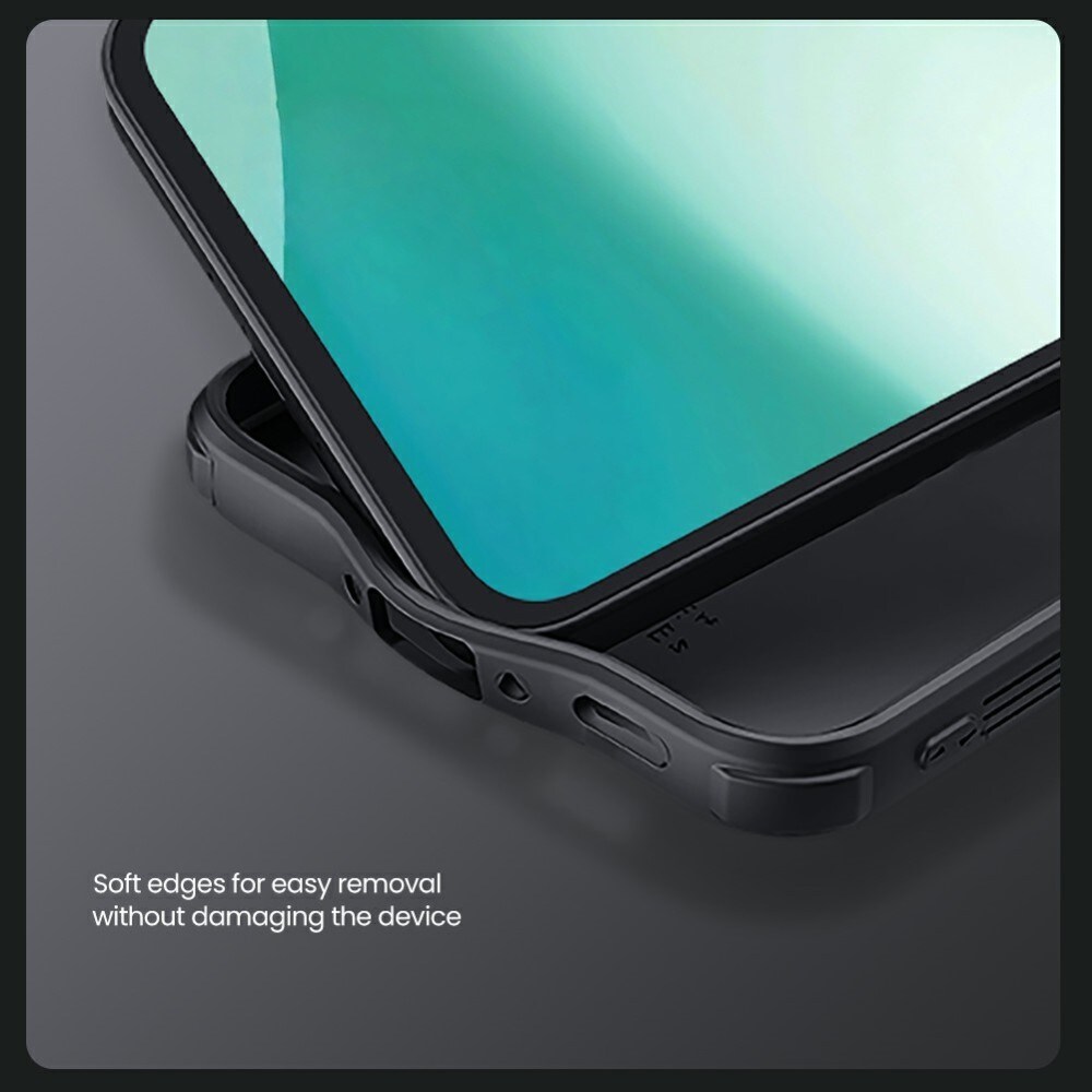 Samsung Galaxy A36 Cover med kamerabeskyttelse - CamShield, Sort