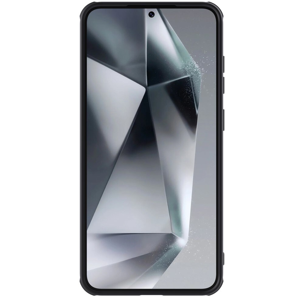 Samsung Galaxy S25 Cover med kamerabeskyttelse - CamShield, Sort