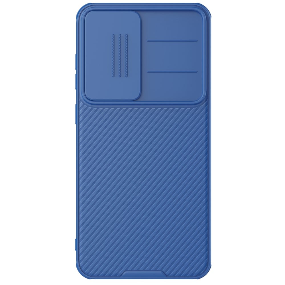 Samsung Galaxy S25 Cover med kamerabeskyttelse - CamShield, Blå