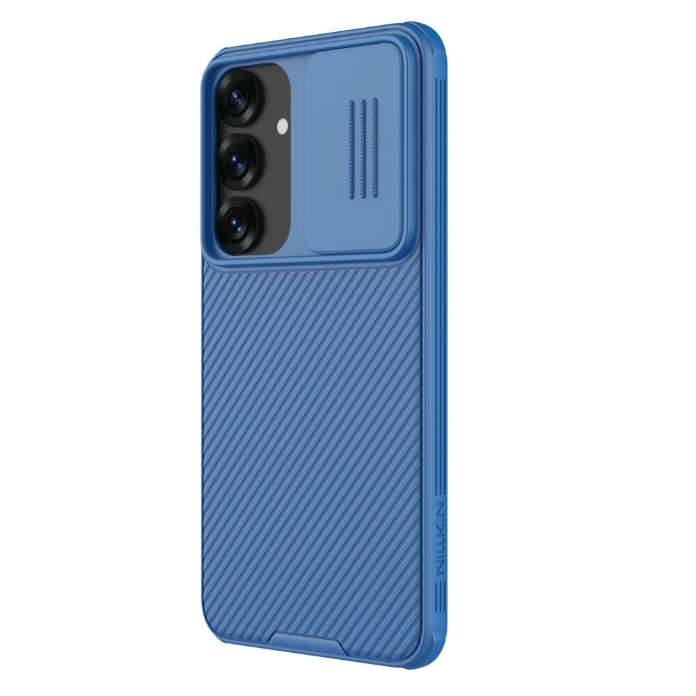 Samsung Galaxy S25 Cover med kamerabeskyttelse - CamShield, Blå