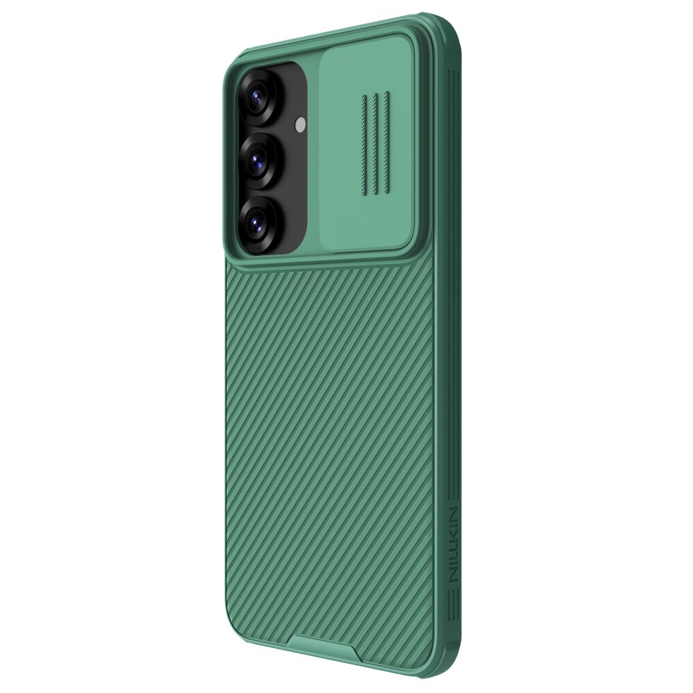 Samsung Galaxy S25 Cover med kamerabeskyttelse - CamShield, Grøn