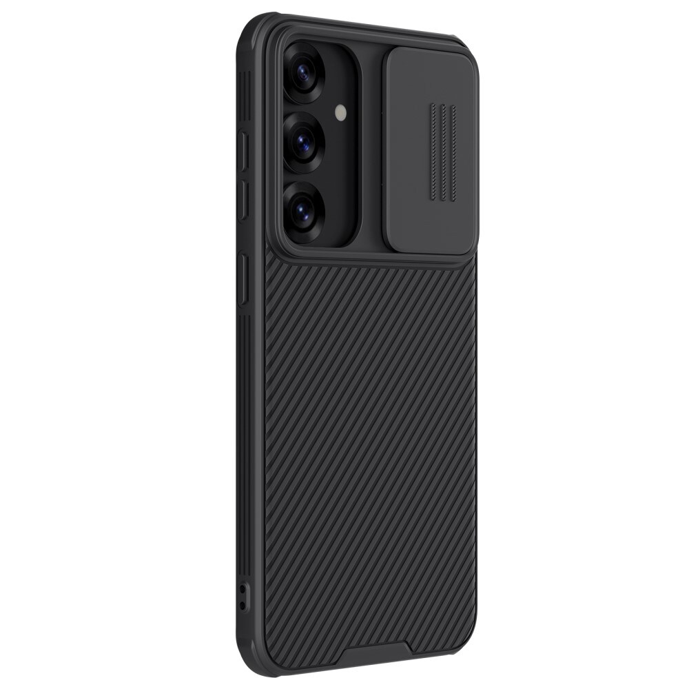 Samsung Galaxy S25 Plus Cover med kamerabeskyttelse - CamShield, Sort