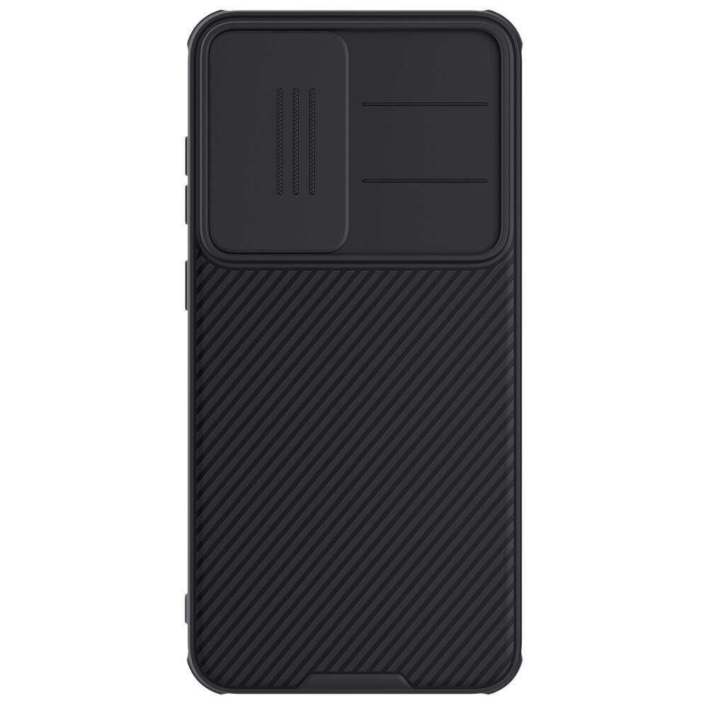 Samsung Galaxy S25 Plus Cover med kamerabeskyttelse - CamShield, Sort