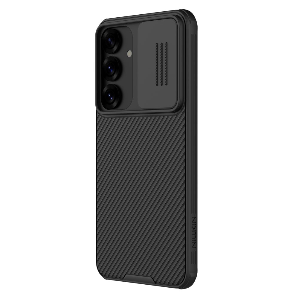 Samsung Galaxy S25 Plus Cover med kamerabeskyttelse - CamShield, Sort