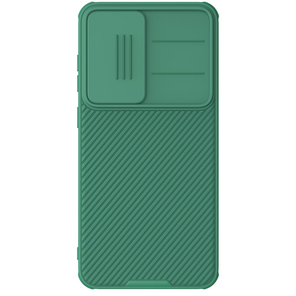 Samsung Galaxy S25 Plus Cover med kamerabeskyttelse - CamShield, Grøn