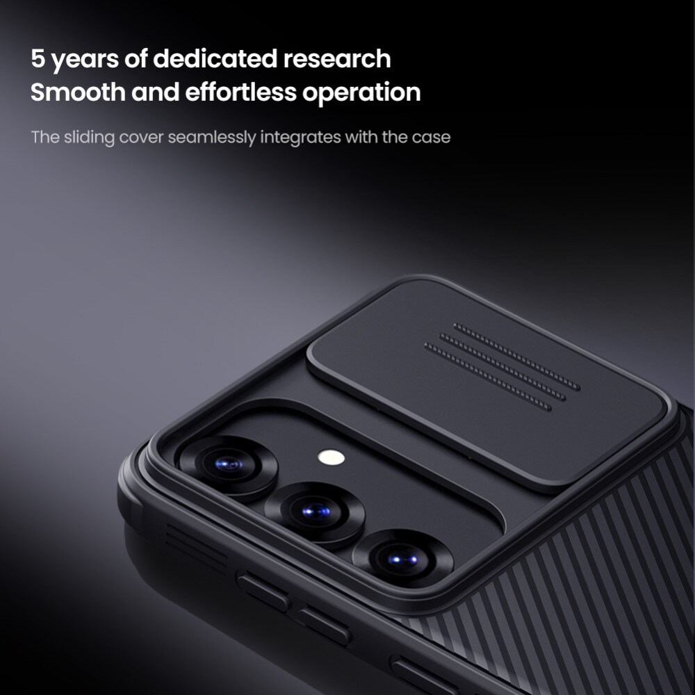 Samsung Galaxy S25 Plus Cover med kamerabeskyttelse - CamShield, Grøn
