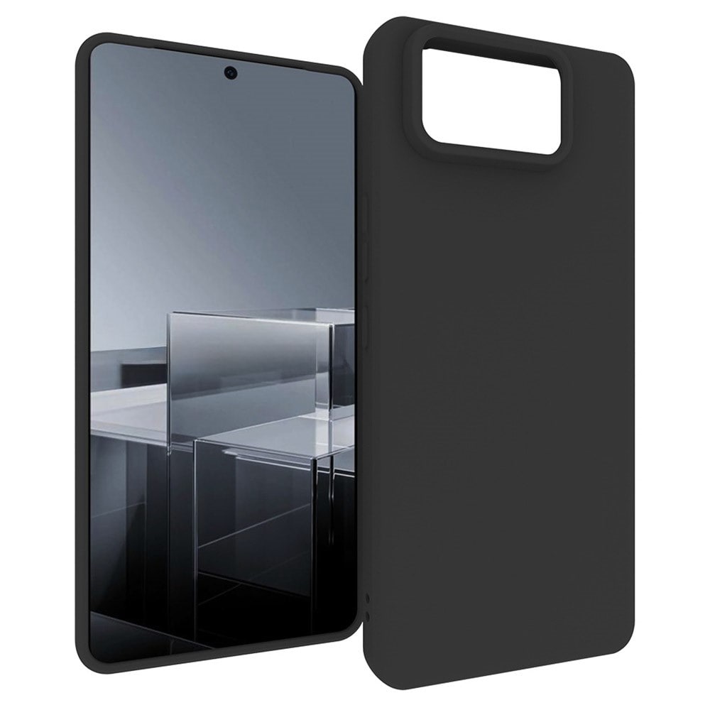 Asus Zenfone 12 Ultra Tyndt TPU-cover, Sort