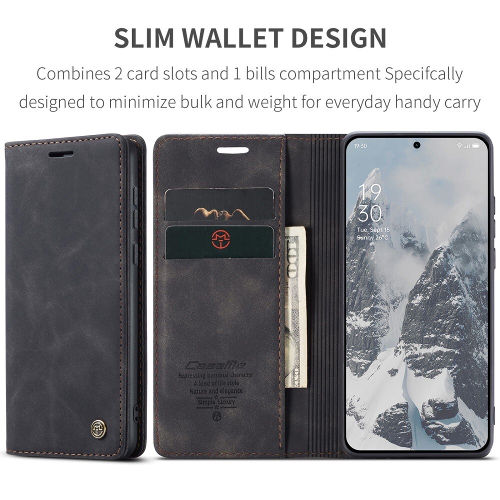  OnePlus 13 Slankt pungetui, Sort