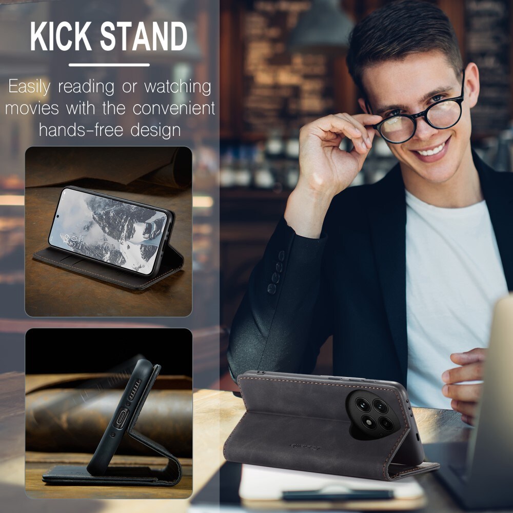  OnePlus 13 Slankt pungetui, Sort