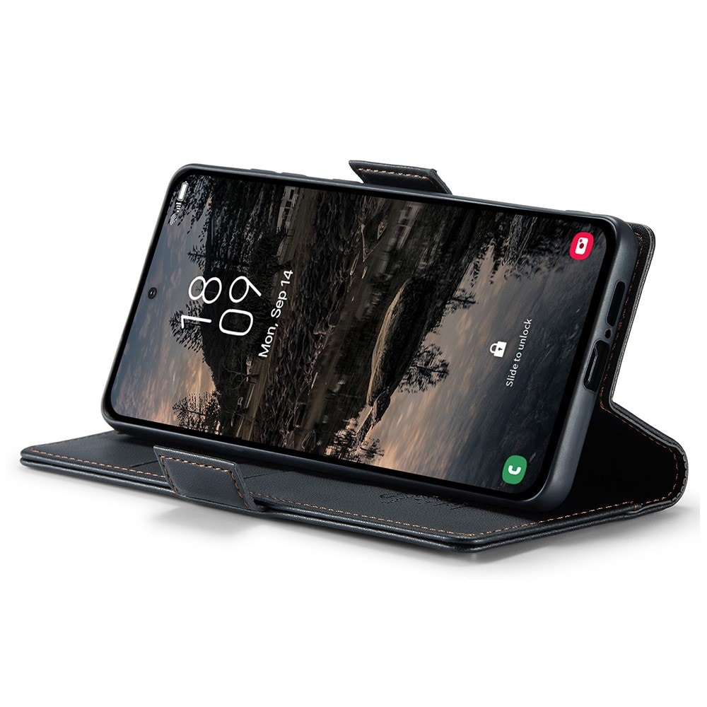 Samsung Galaxy S25 Plus Slankt RFID-pungetui, Sort