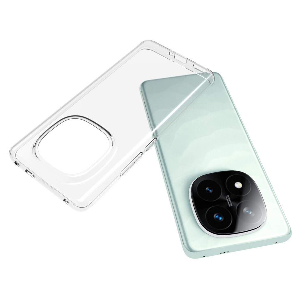 Xiaomi Redmi Note 14 Pro Plus Tyndt TPU-cover, Gennemsigtig