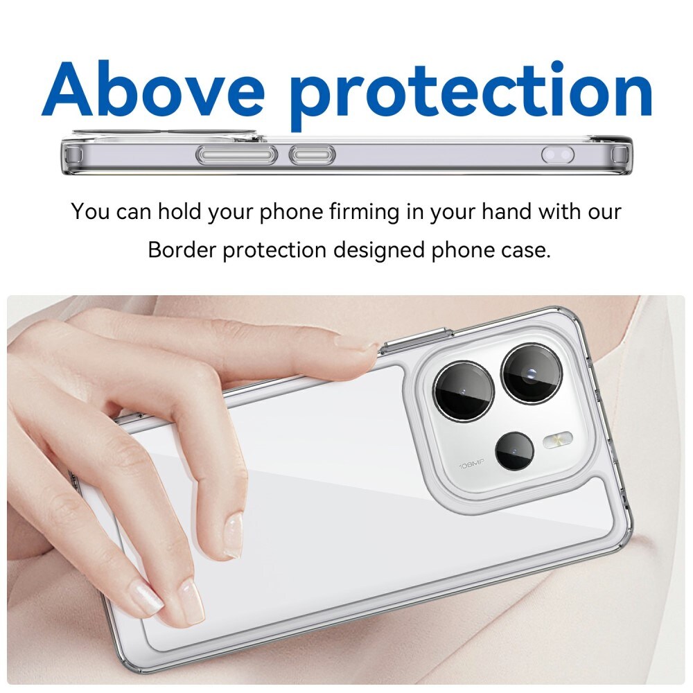 Xiaomi Redmi Note 14 4G Crystal Hybrid-cover, Gennemsigtig