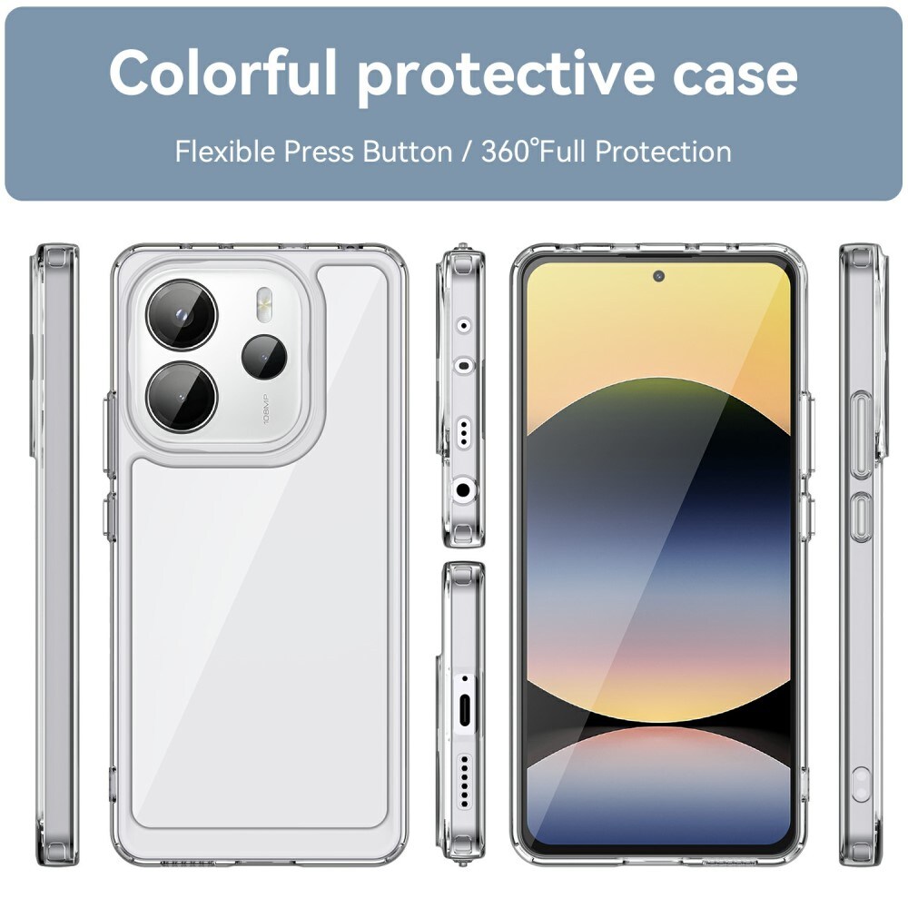 Xiaomi Redmi Note 14 4G Crystal Hybrid-cover, Gennemsigtig