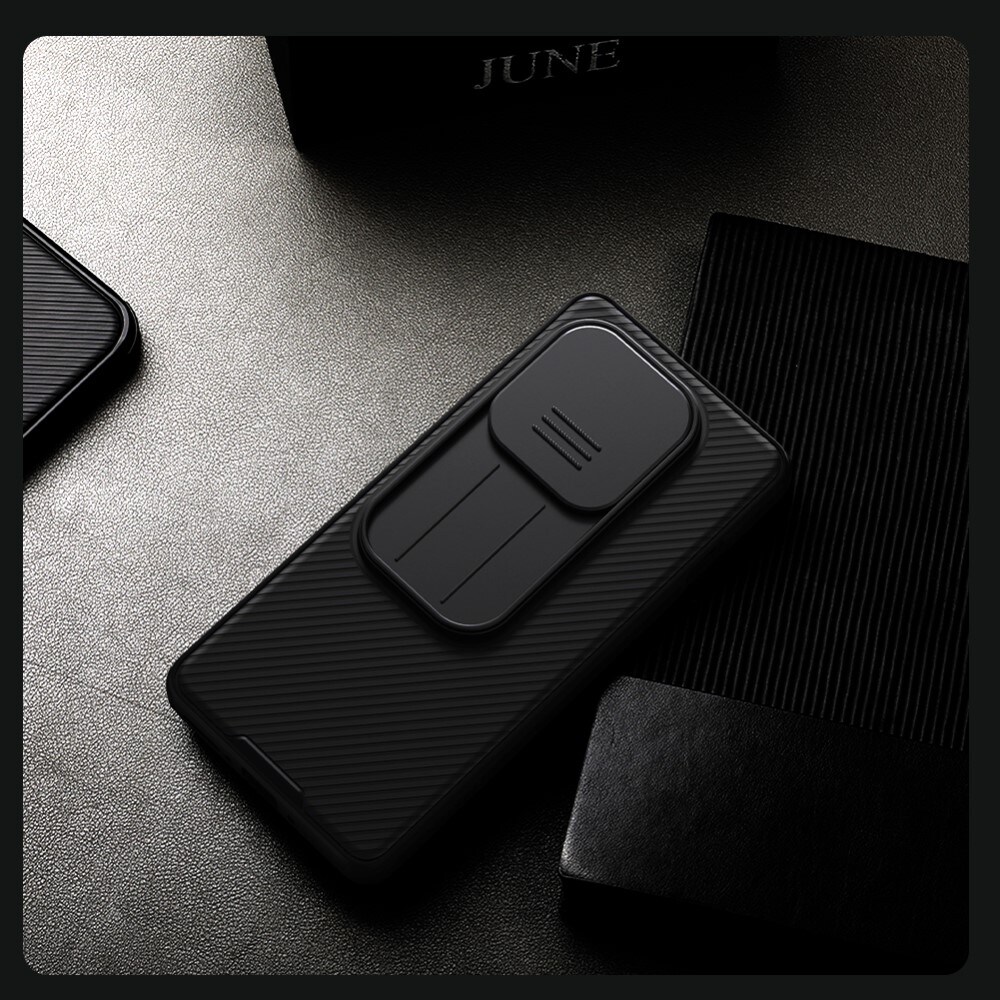  OnePlus 13R Cover med kamerabeskyttelse - CamShield, Sort