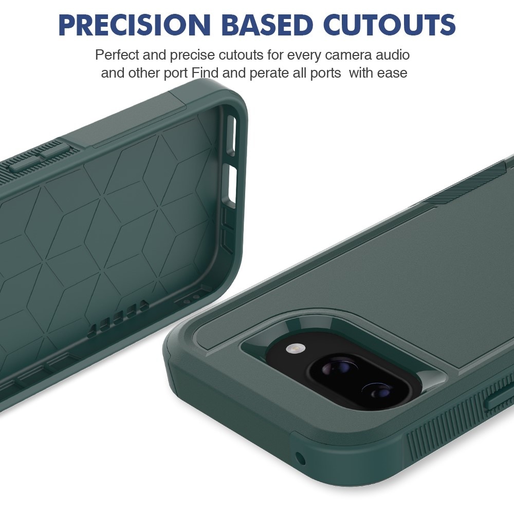 Google Pixel 9a Hybridcover Off-road, Grøn