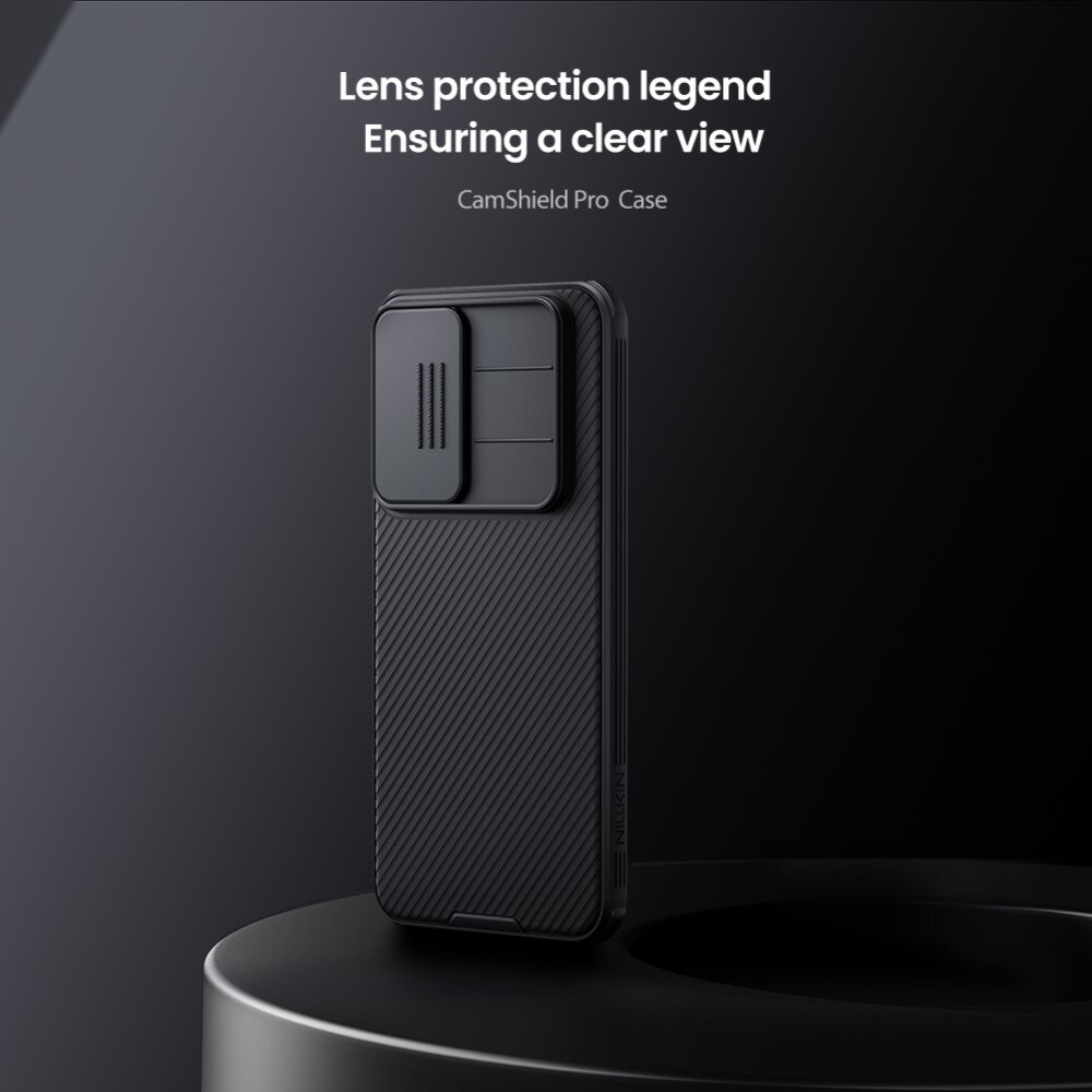Samsung Galaxy A56 Cover med kamerabeskyttelse - CamShield, Sort