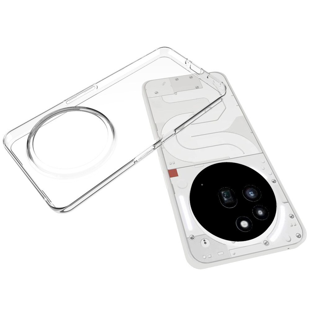 Nothing Phone 3a Pro Tyndt TPU-cover, Gennemsigtig