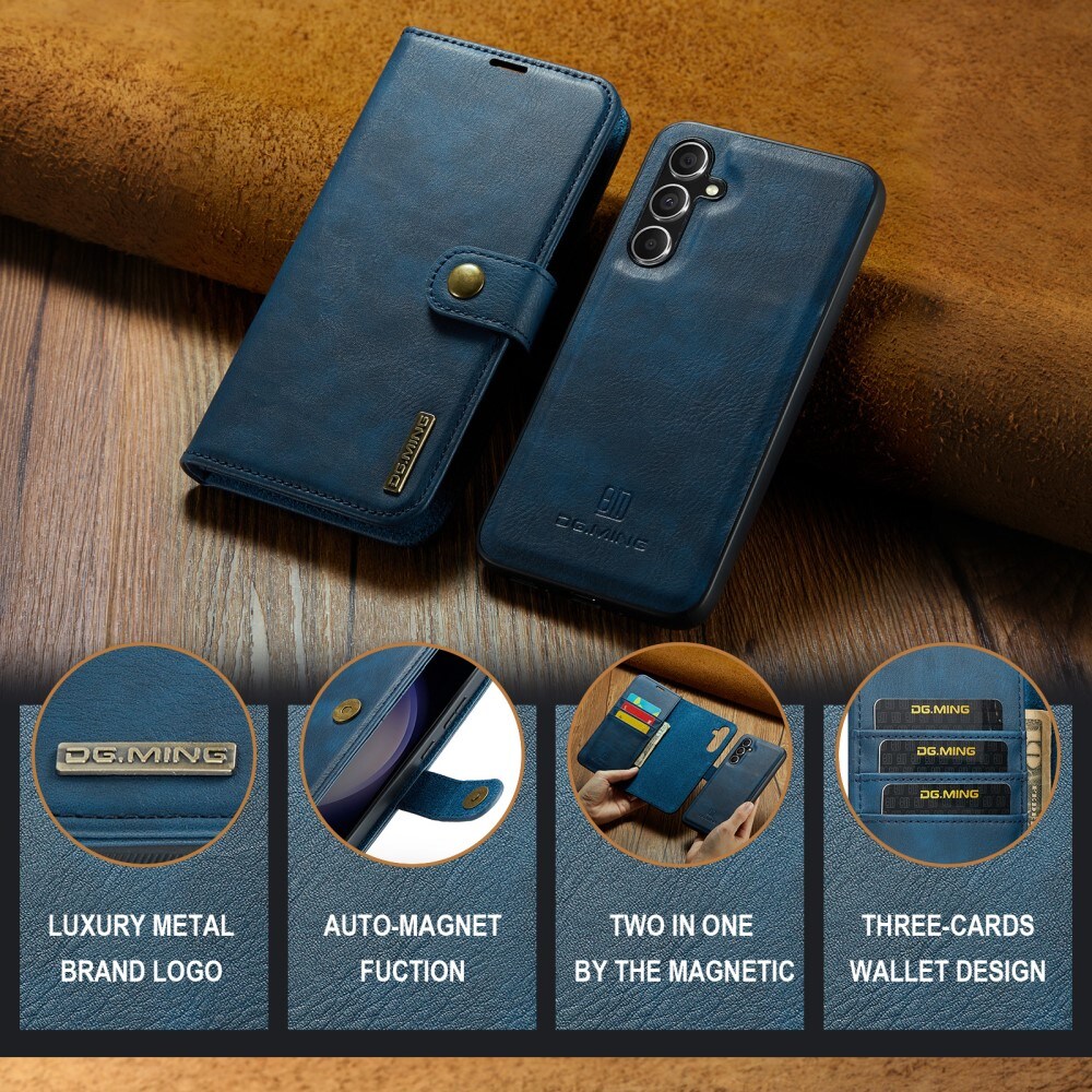 Samsung Galaxy A56 Pungetui med aftageligt cover, Blue