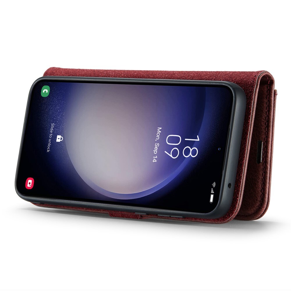 Samsung Galaxy A56 Pungetui med aftageligt cover, Red