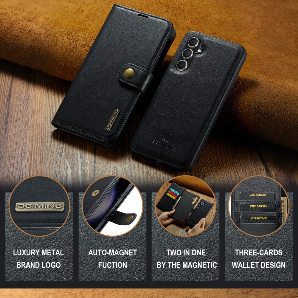 Samsung Galaxy A56 Pungetui med aftageligt cover, Black