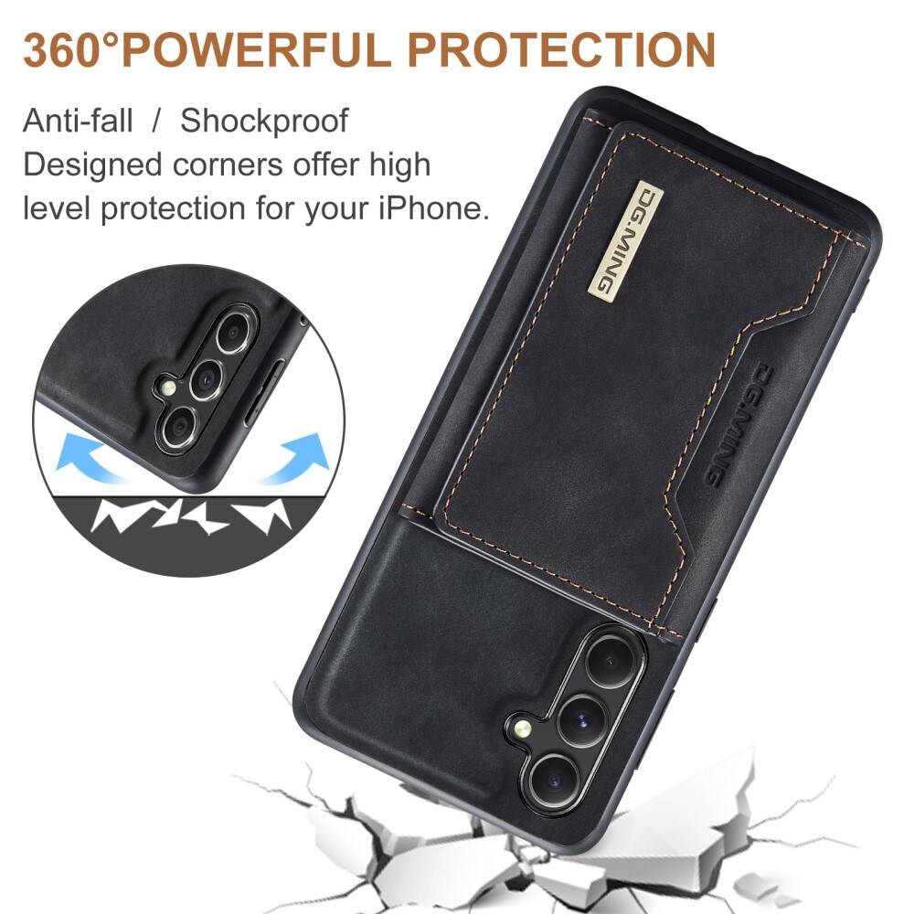 Samsung Galaxy A56 Cover med aftagelig pung, Sort