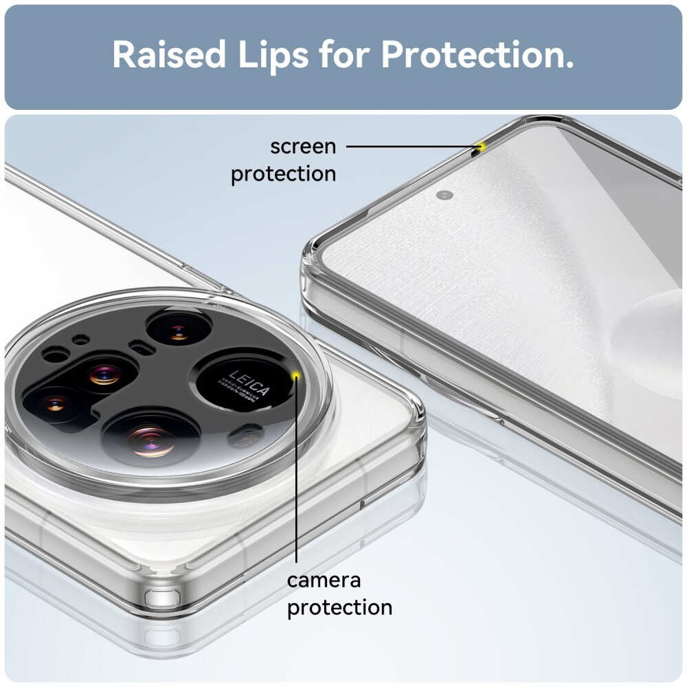 Xiaomi 15 Ultra Crystal Hybrid-cover, Gennemsigtig