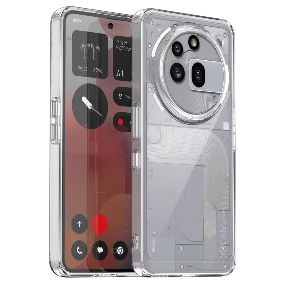 Nothing Phone 3a Pro Crystal Hybrid-cover, Gennemsigtig