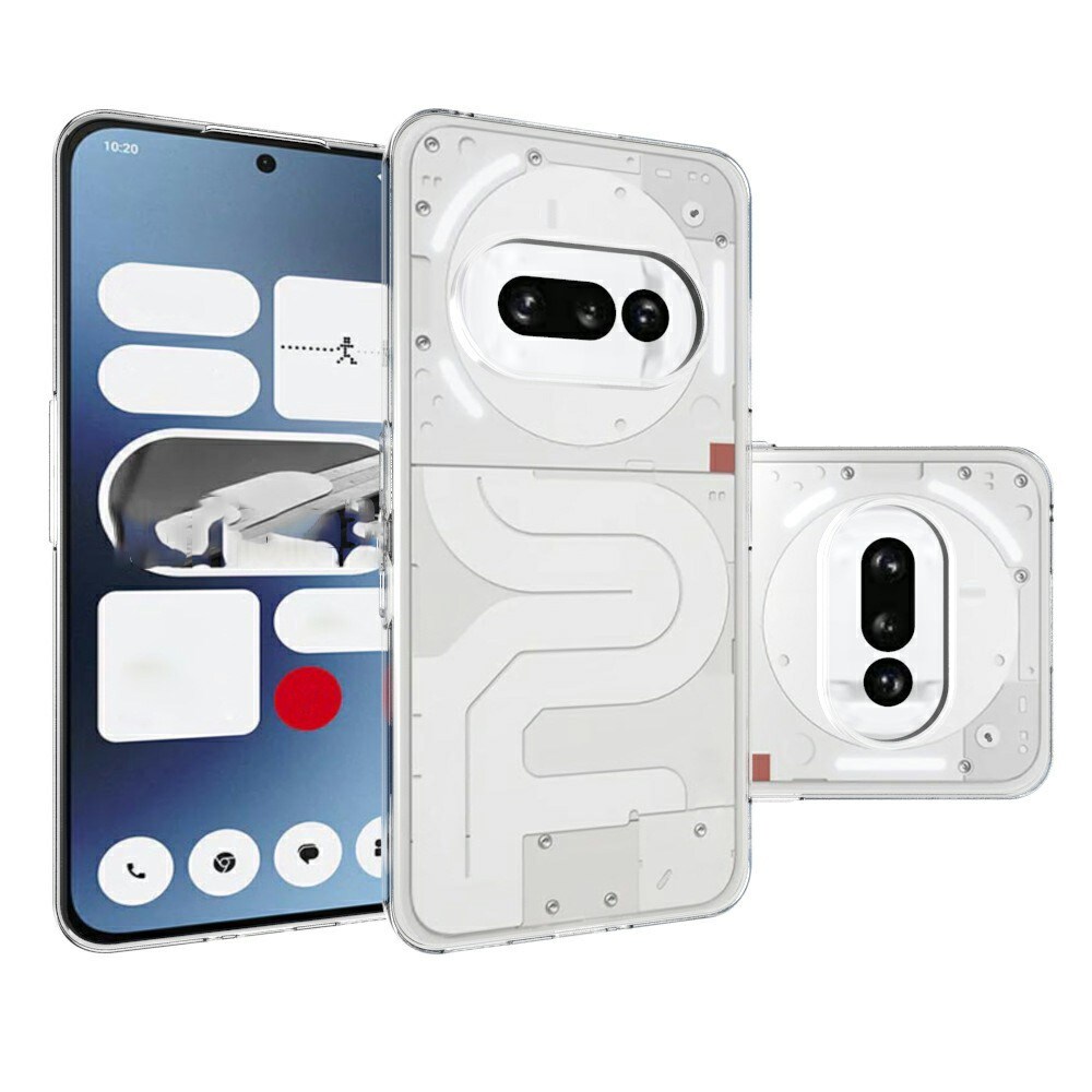 Nothing Phone 3a Tyndt TPU-cover, Gennemsigtig