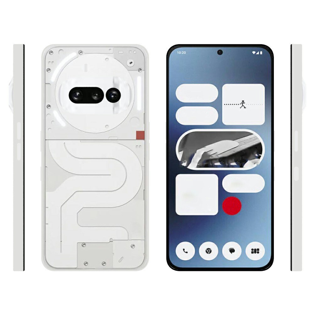 Nothing Phone 3a Tyndt TPU-cover, Gennemsigtig
