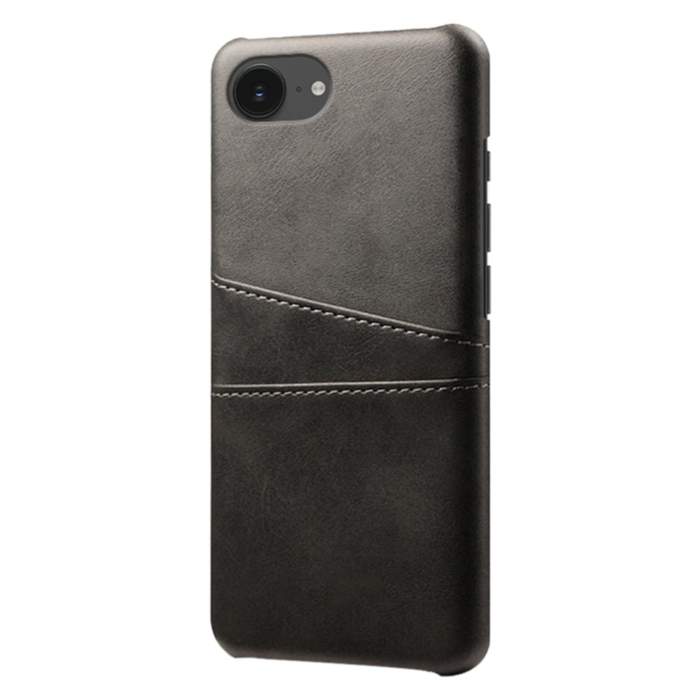 iPhone 16e Smart cover med 2 kortholdere, Sort