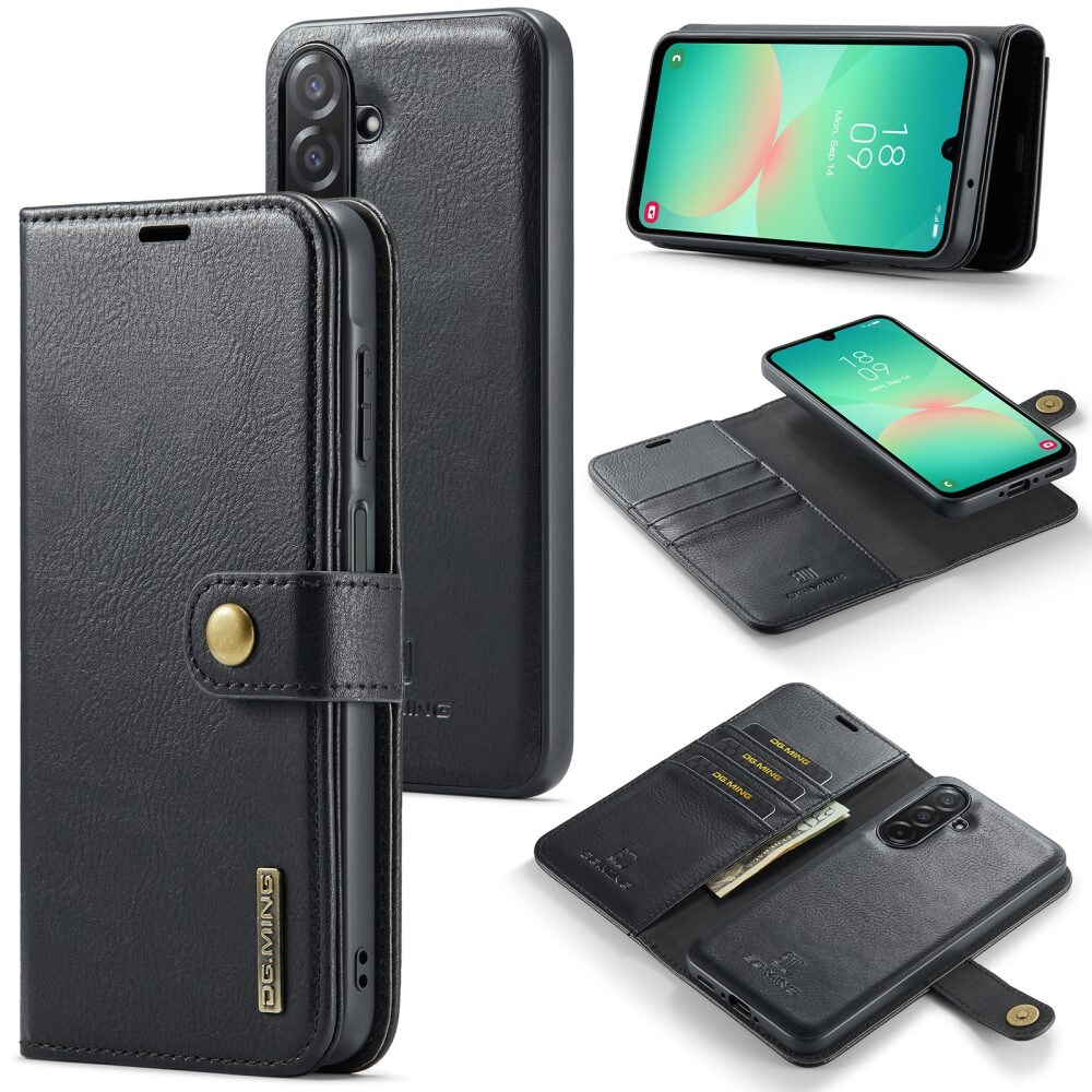 Samsung Galaxy A26 Pungetui med aftageligt cover, Black