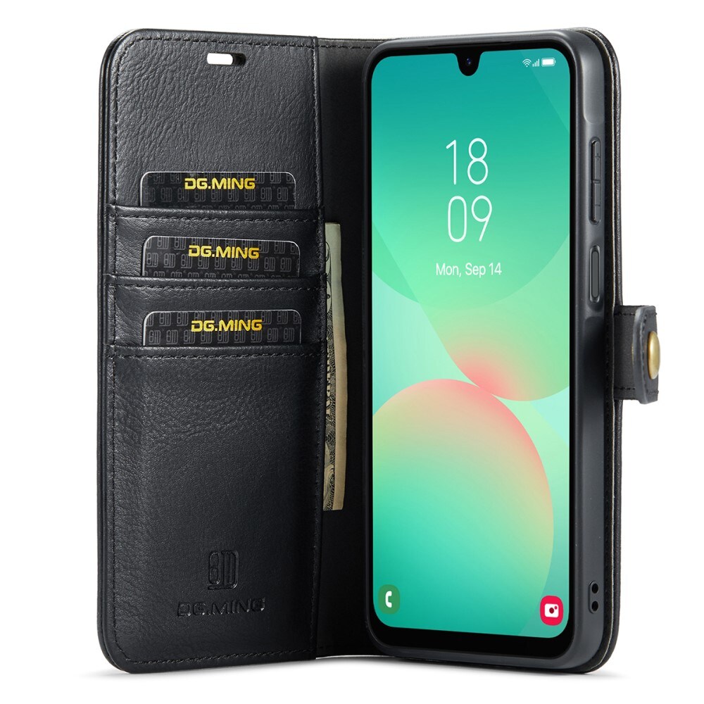 Samsung Galaxy A26 Pungetui med aftageligt cover, Black