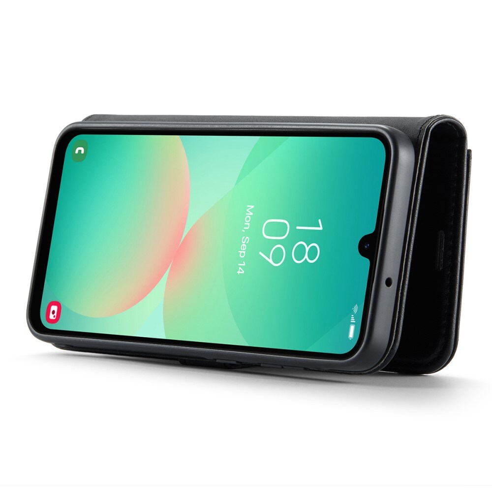 Samsung Galaxy A26 Pungetui med aftageligt cover, Black