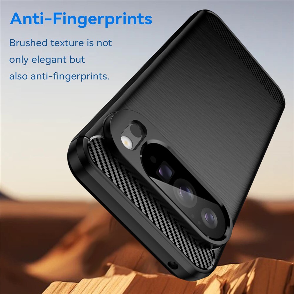 Google Pixel 10 Pro XL TPU-cover Brushed, Sort