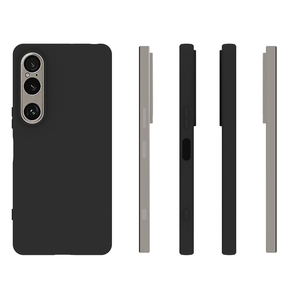 Sony Xperia 1 VII Tyndt TPU-cover, Sort