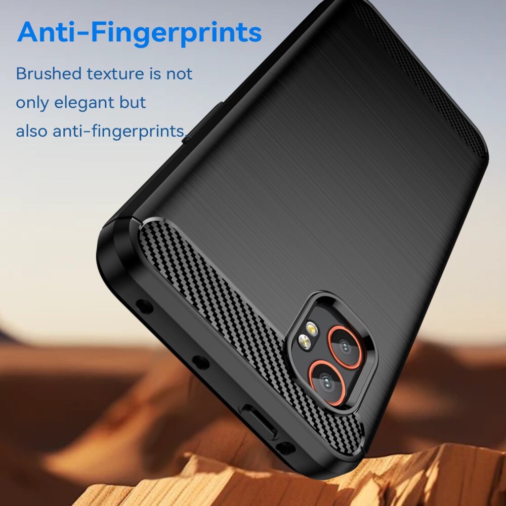 Samsung Galaxy Xcover 7 Pro TPU-cover Brushed, Sort