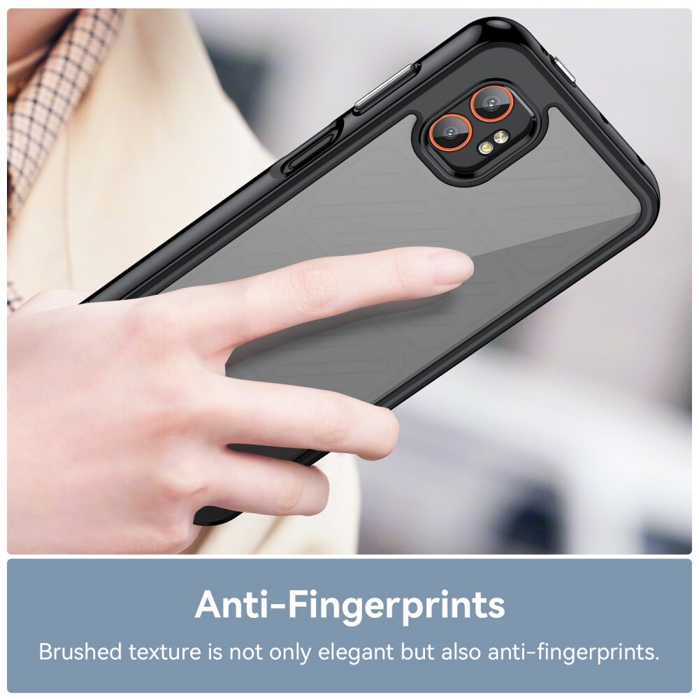Samsung Galaxy Xcover 7 Pro Crystal Hybrid-cover, Sort