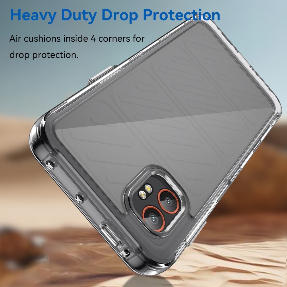 Samsung Galaxy Xcover 7 Pro Crystal Hybrid-cover, Gennemsigtig