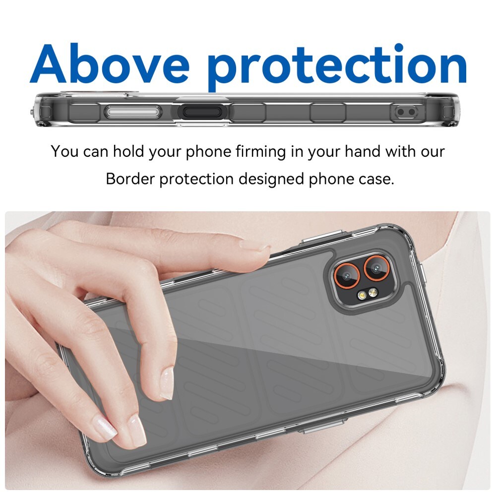 Samsung Galaxy Xcover 7 Pro Crystal Hybrid-cover, Gennemsigtig