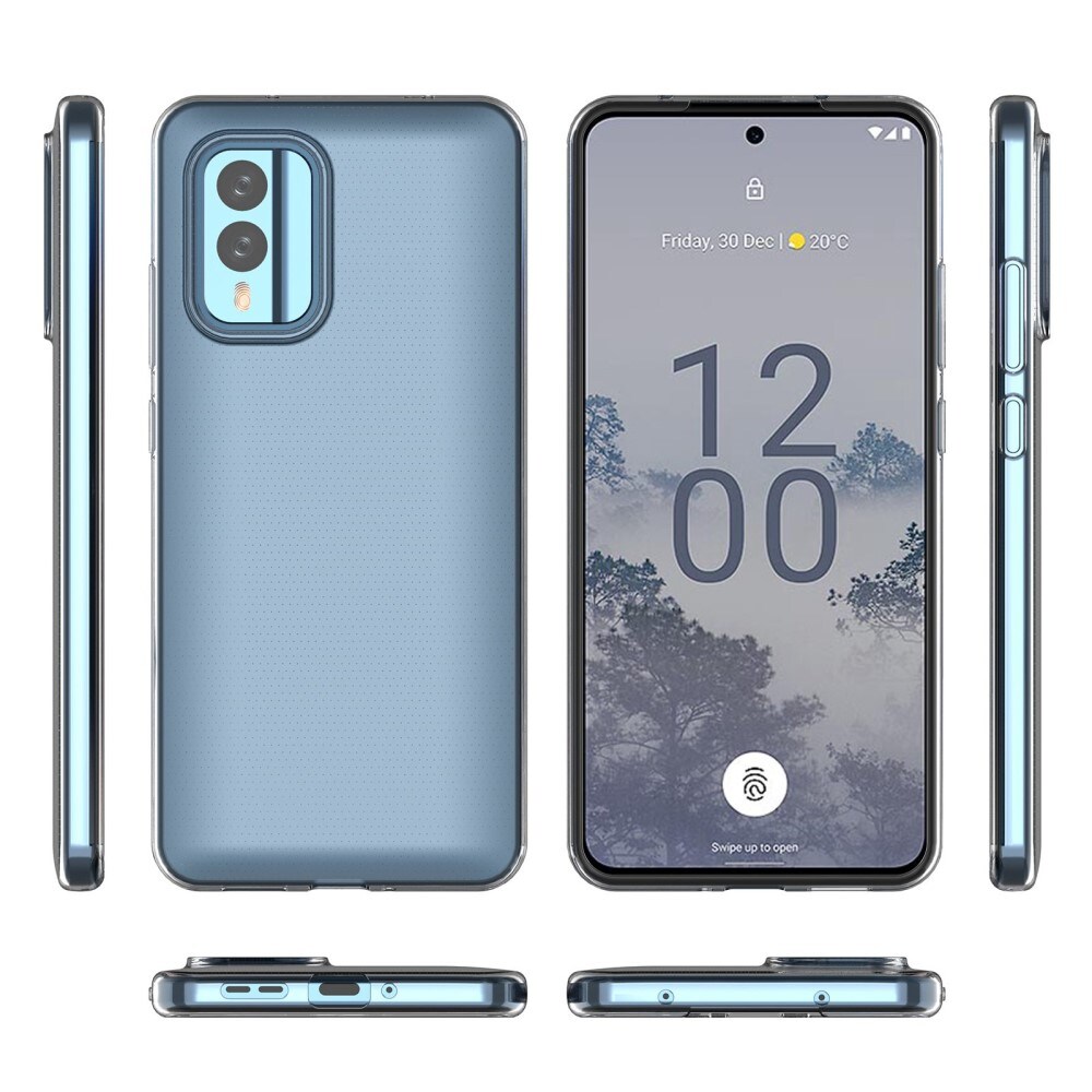  Nokia X30 Tyndt TPU-cover, Gennemsigtig