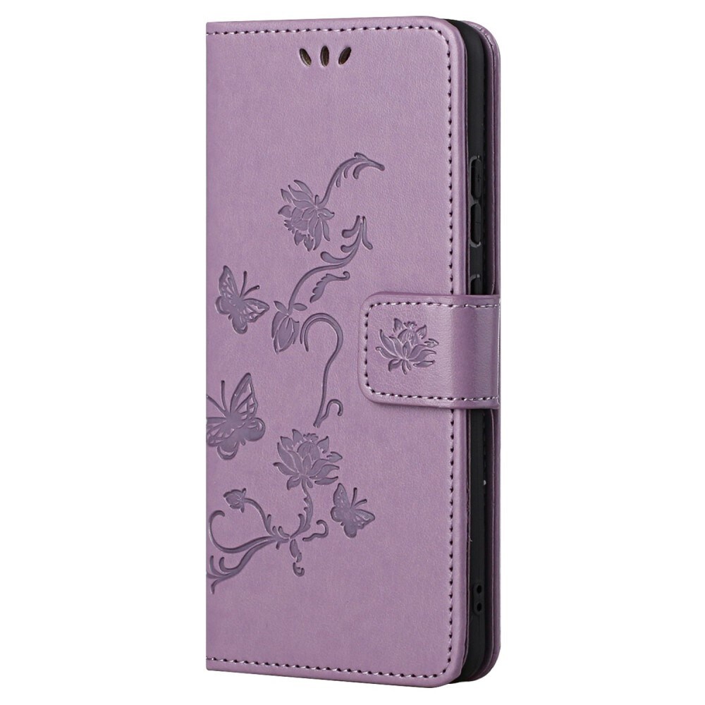 Xiaomi 12T/12T Pro Mobiletui med sommerfugle, Lilla