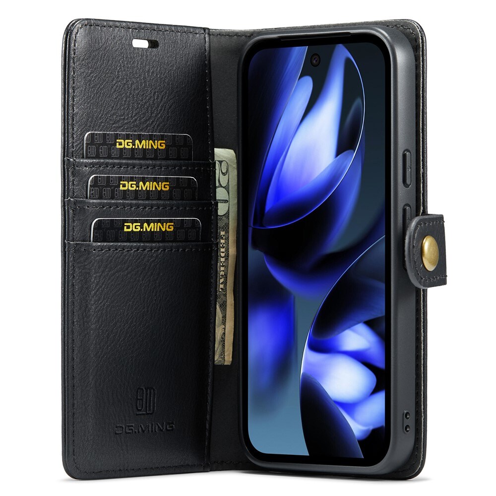 Google Pixel 9a Pungetui med aftageligt cover, Black