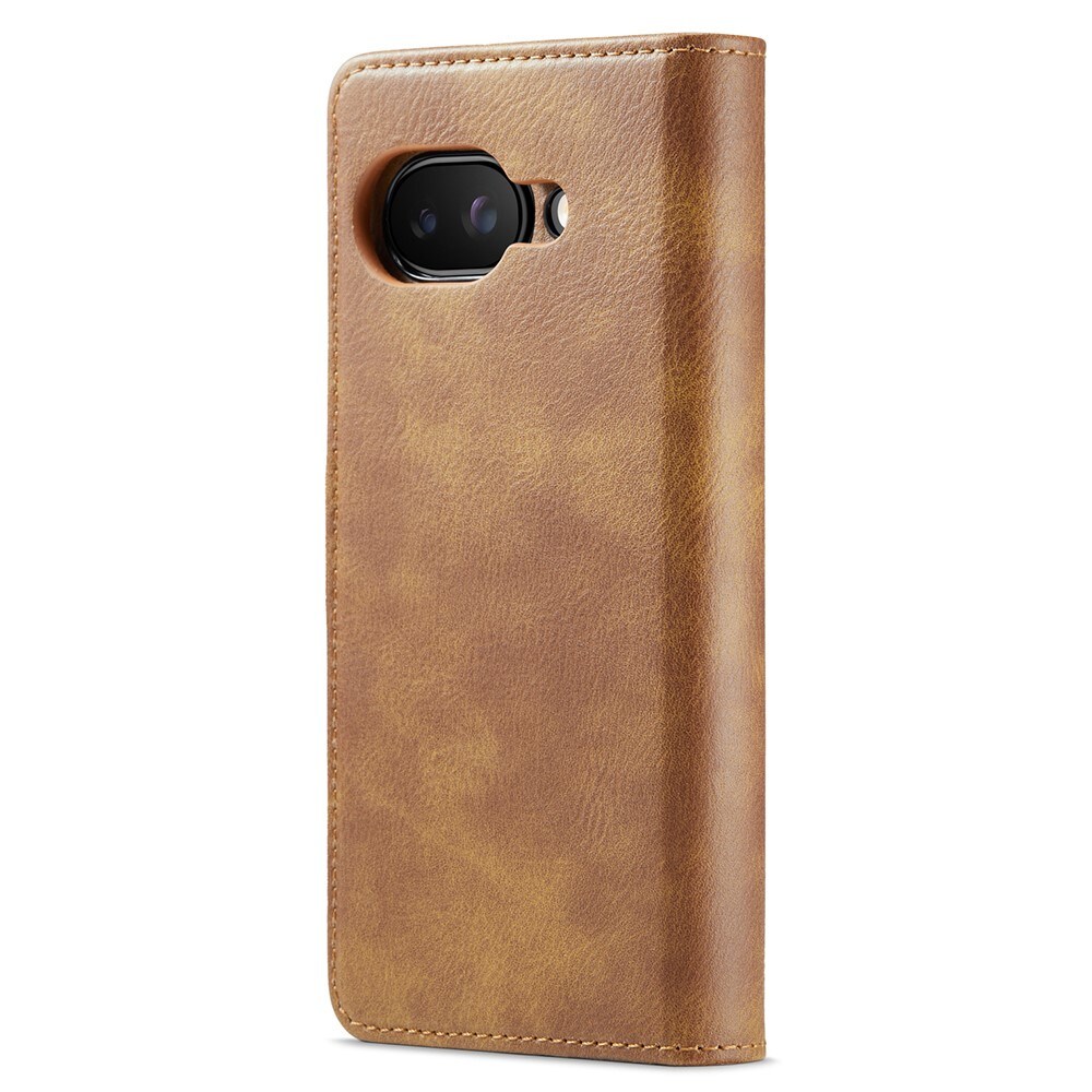 Google Pixel 9a Pungetui med aftageligt cover, Cognac