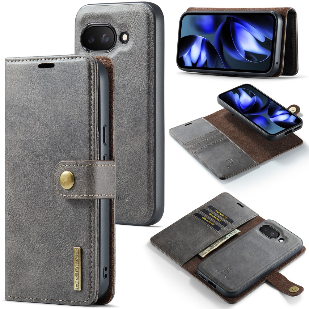 Google Pixel 9a Pungetui med aftageligt cover, Brown
