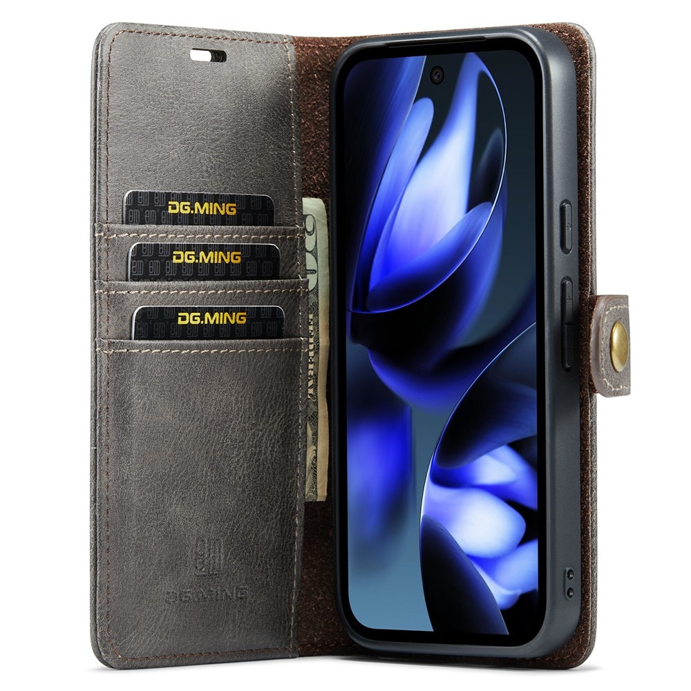 Google Pixel 9a Pungetui med aftageligt cover, Brown