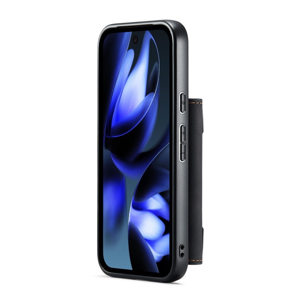 Google Pixel 9a Cover med aftagelig pung, Sort